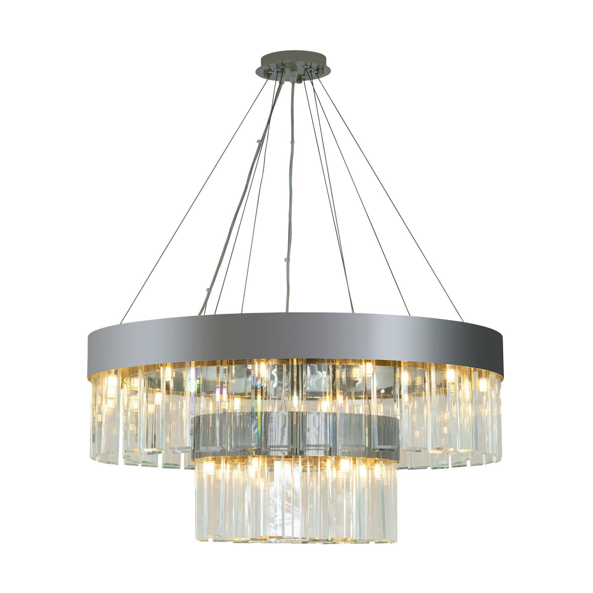 NICKEL JULIA CHANDELIER