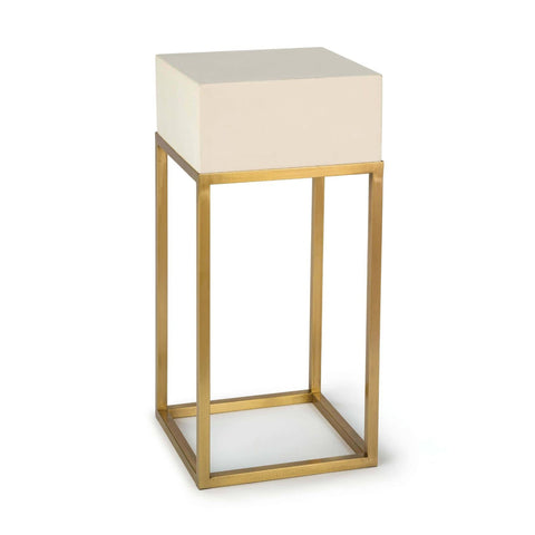 SAWYER ACCENT TABLE NATURAL BRASS