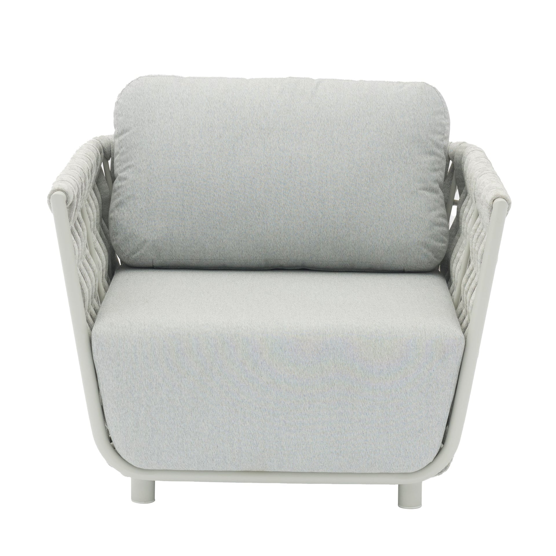 HUG GREY/WHITE ARMCHAIR