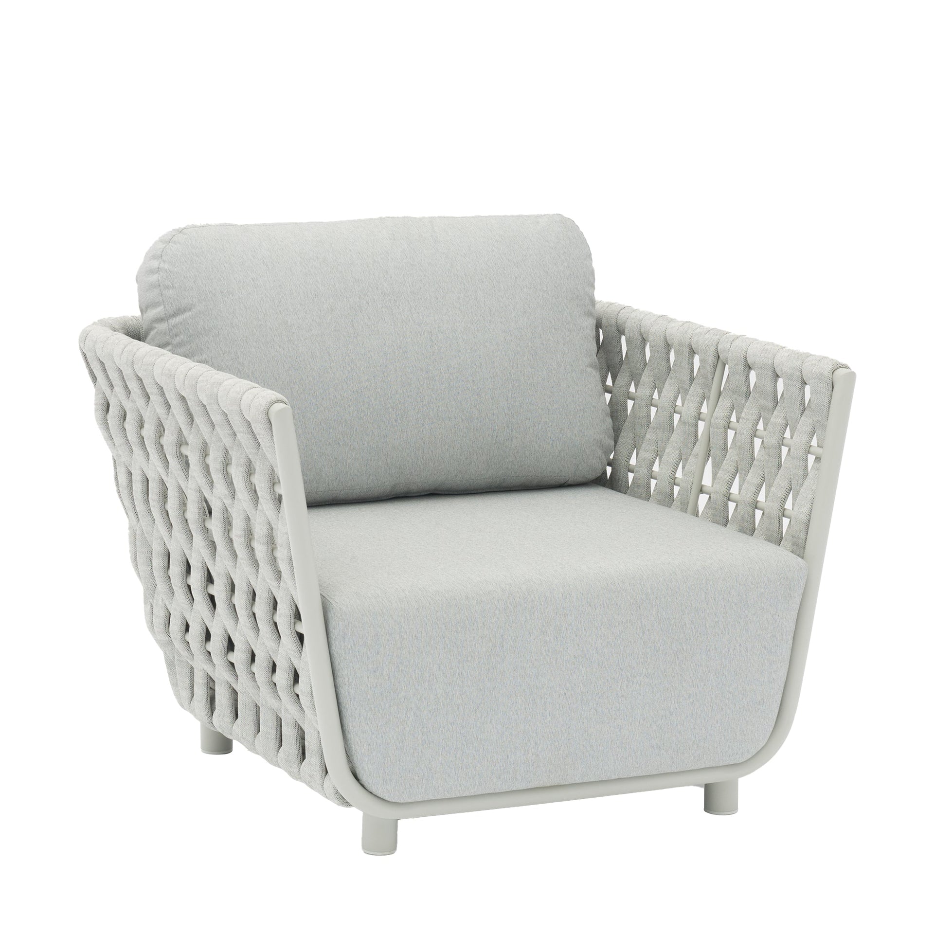 HUG GREY/WHITE ARMCHAIR