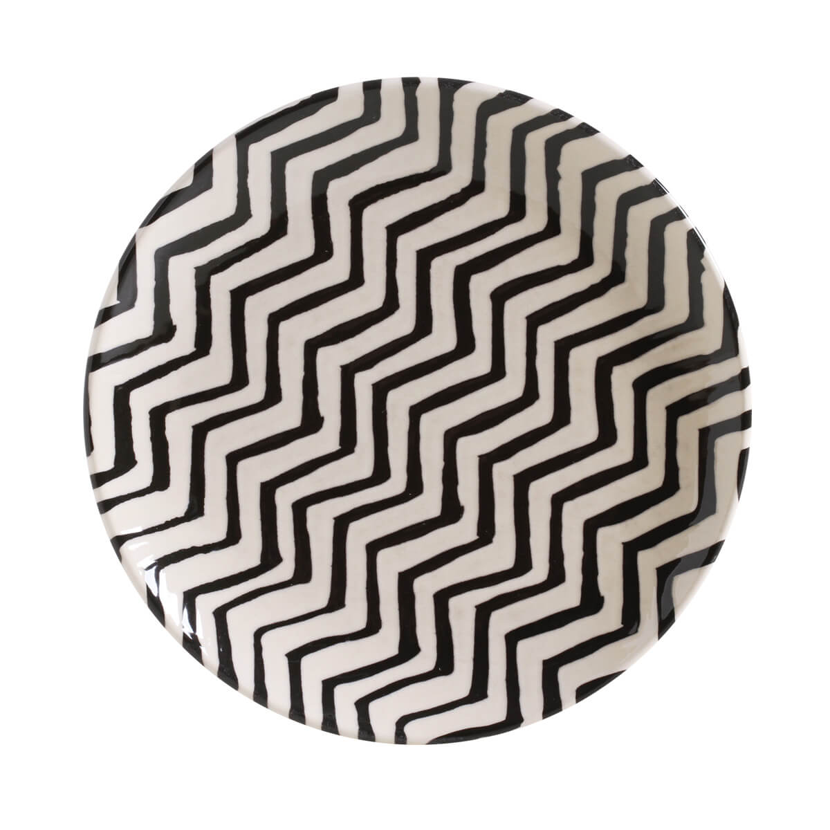 CHEVRON DESSERT PLATE SET OF 6