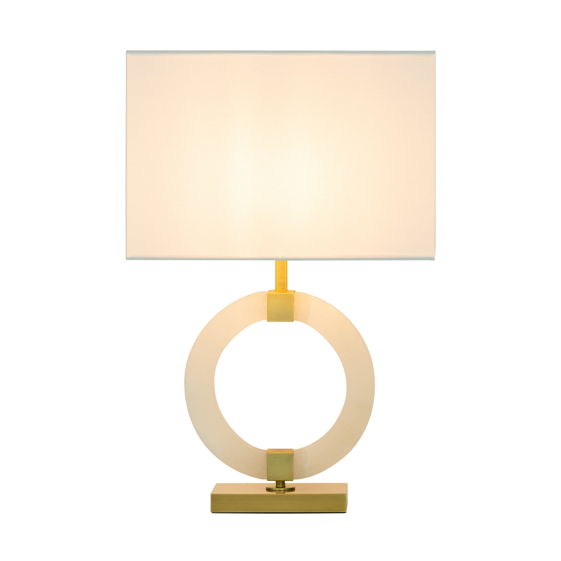 ALABASTER TABLE LAMP