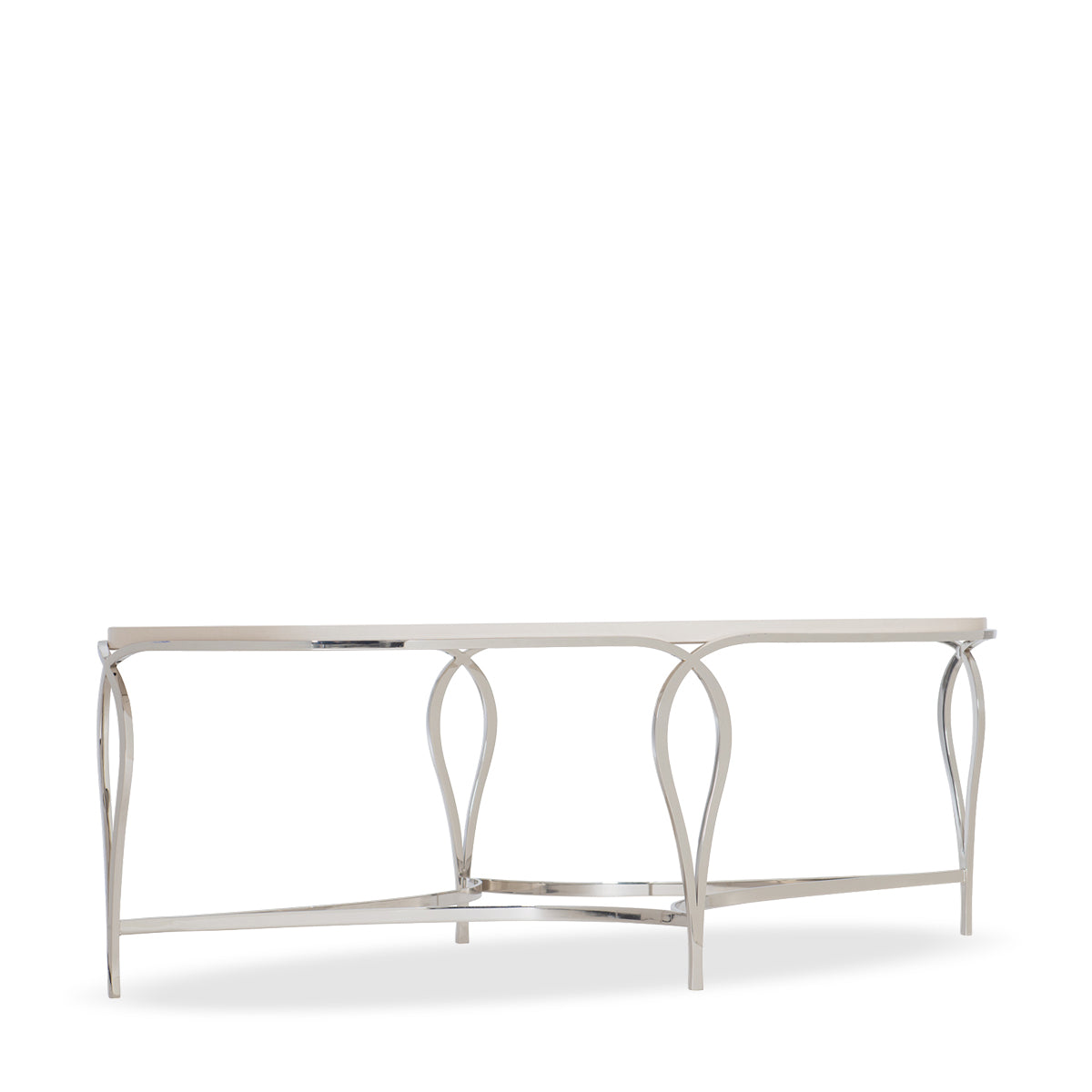 CALISTA METAL DEMILUNE CONSOLE TABLE