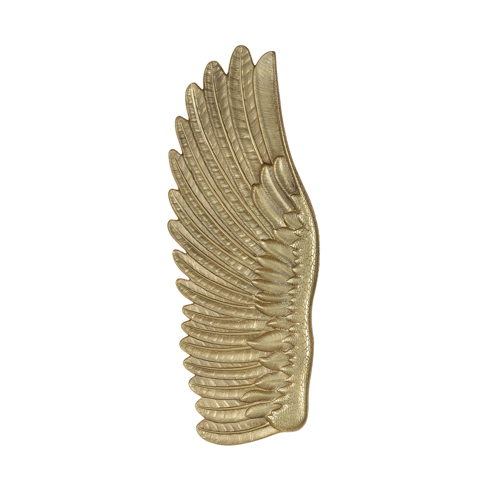 FEATHER BRASS LEFT WALL SCONCE