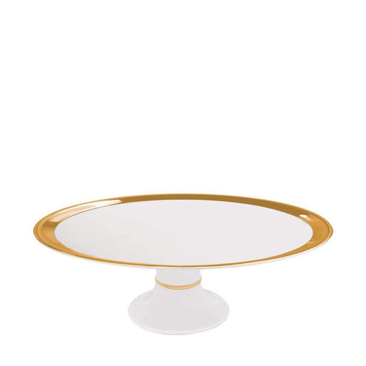 PREMIUM GOLD FOOTED PLATE 31CM