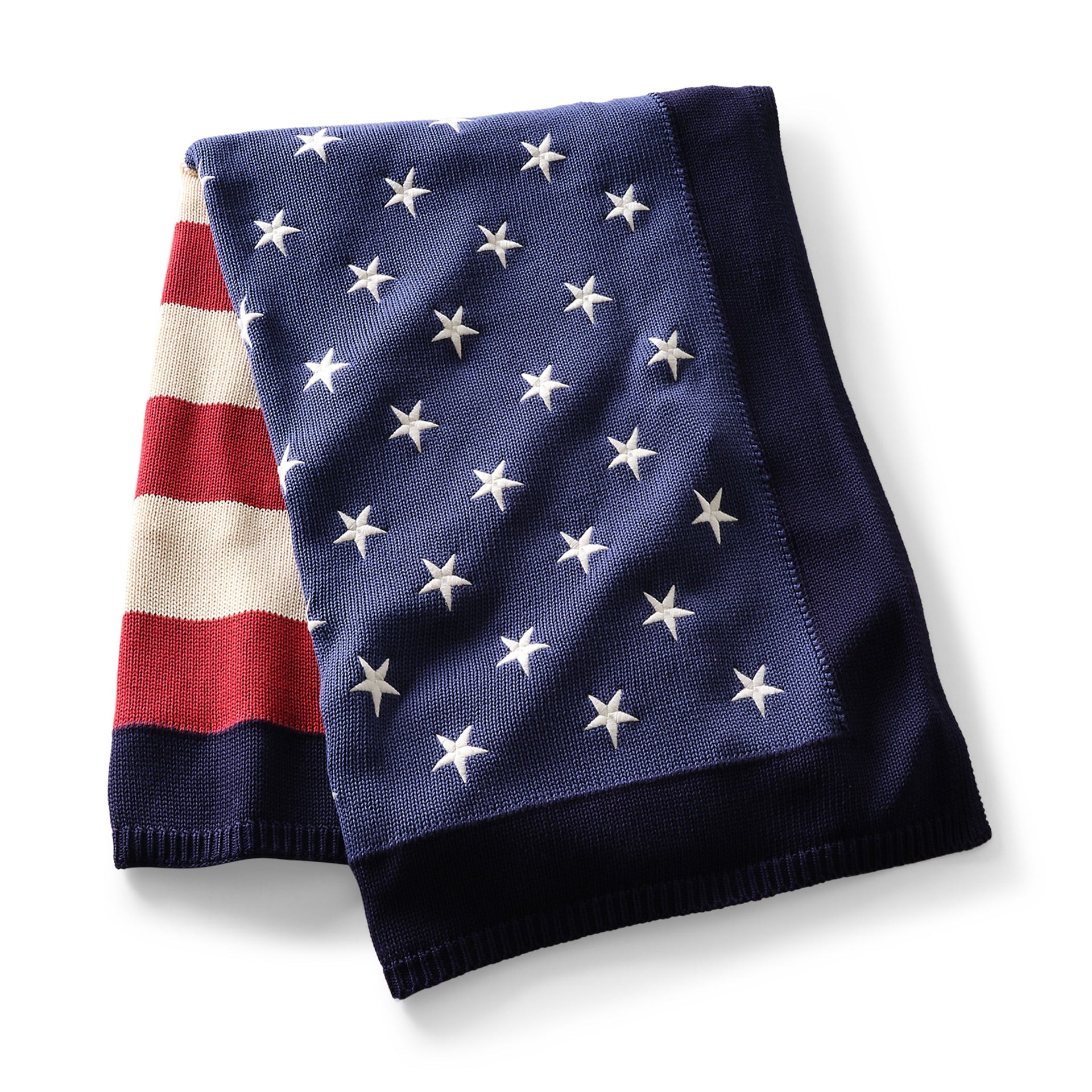 RL FLAG THROW BLANKET