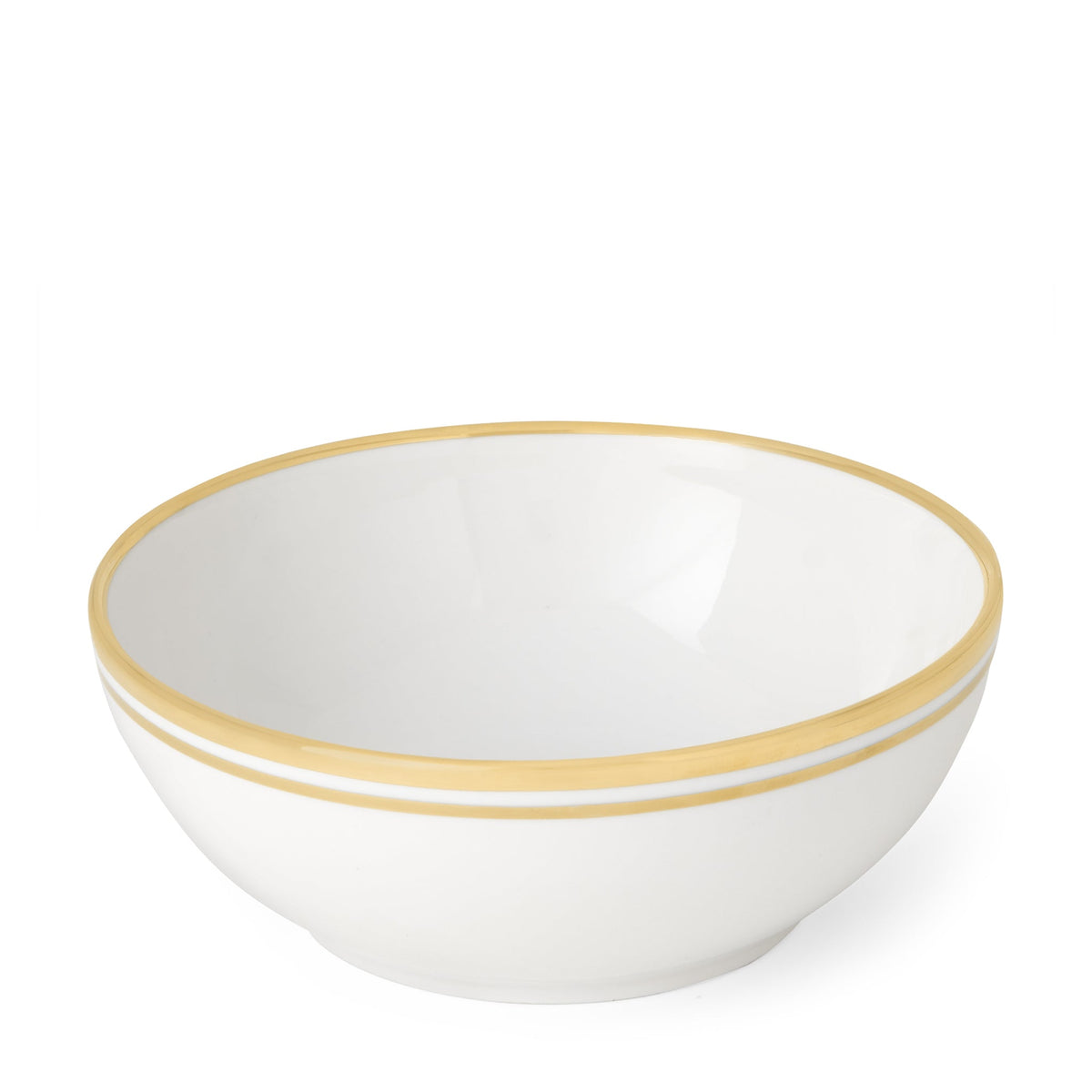 WILSHIRE CEREAL BOWL WHITE GOLD
