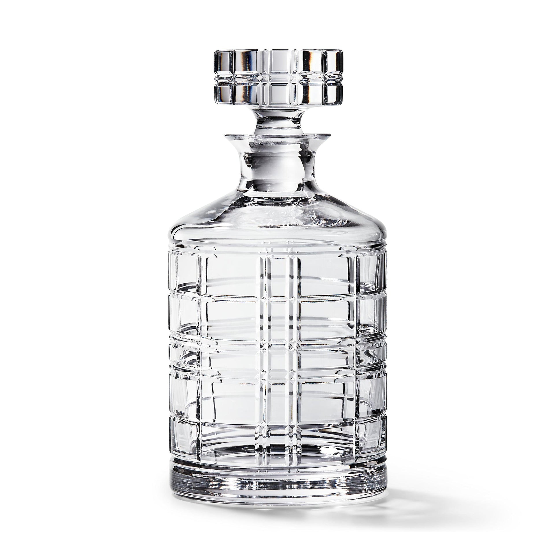 HUDSON PLAID DECANTER