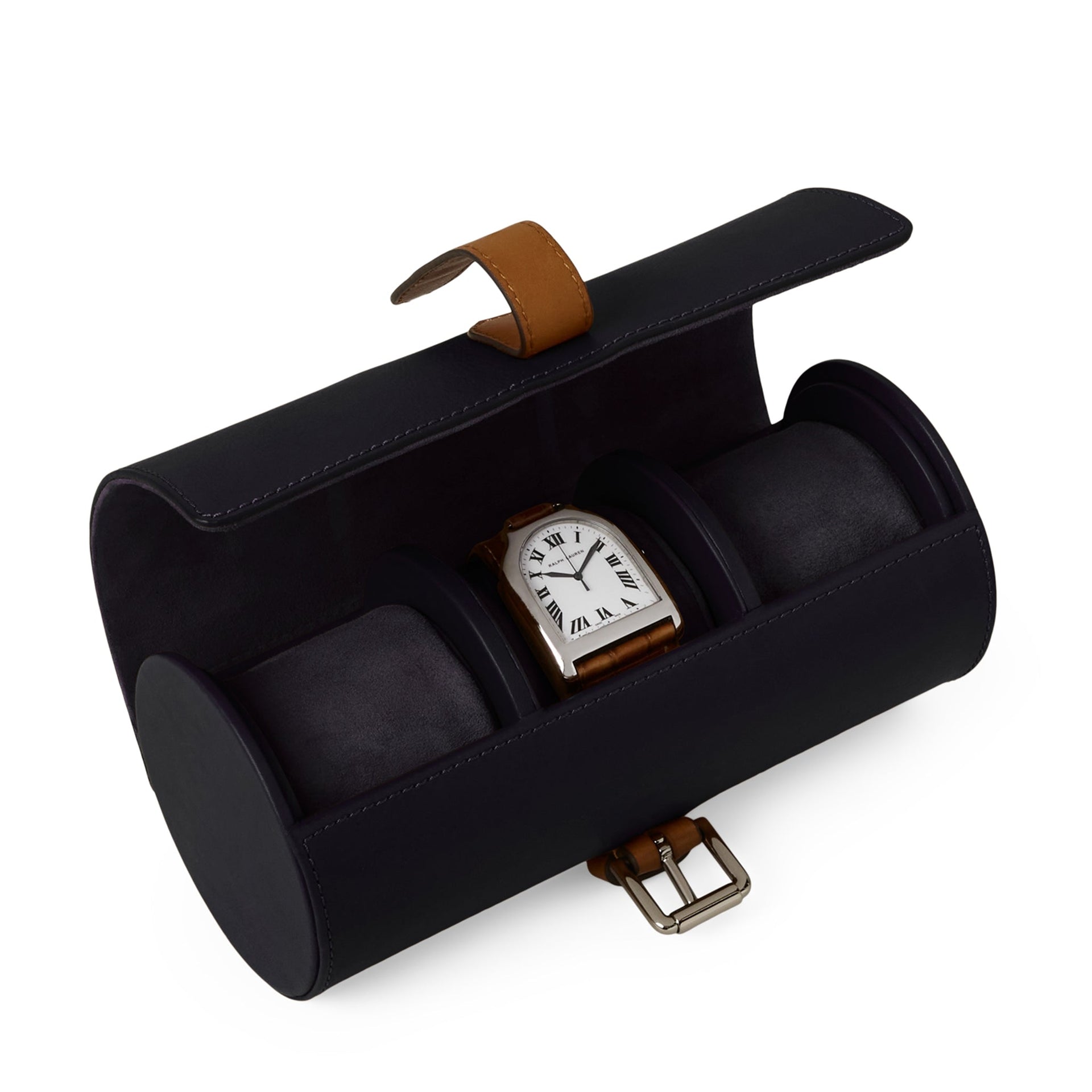 TOLEDO WATCH TRAVEL CASE NAVY BLUE