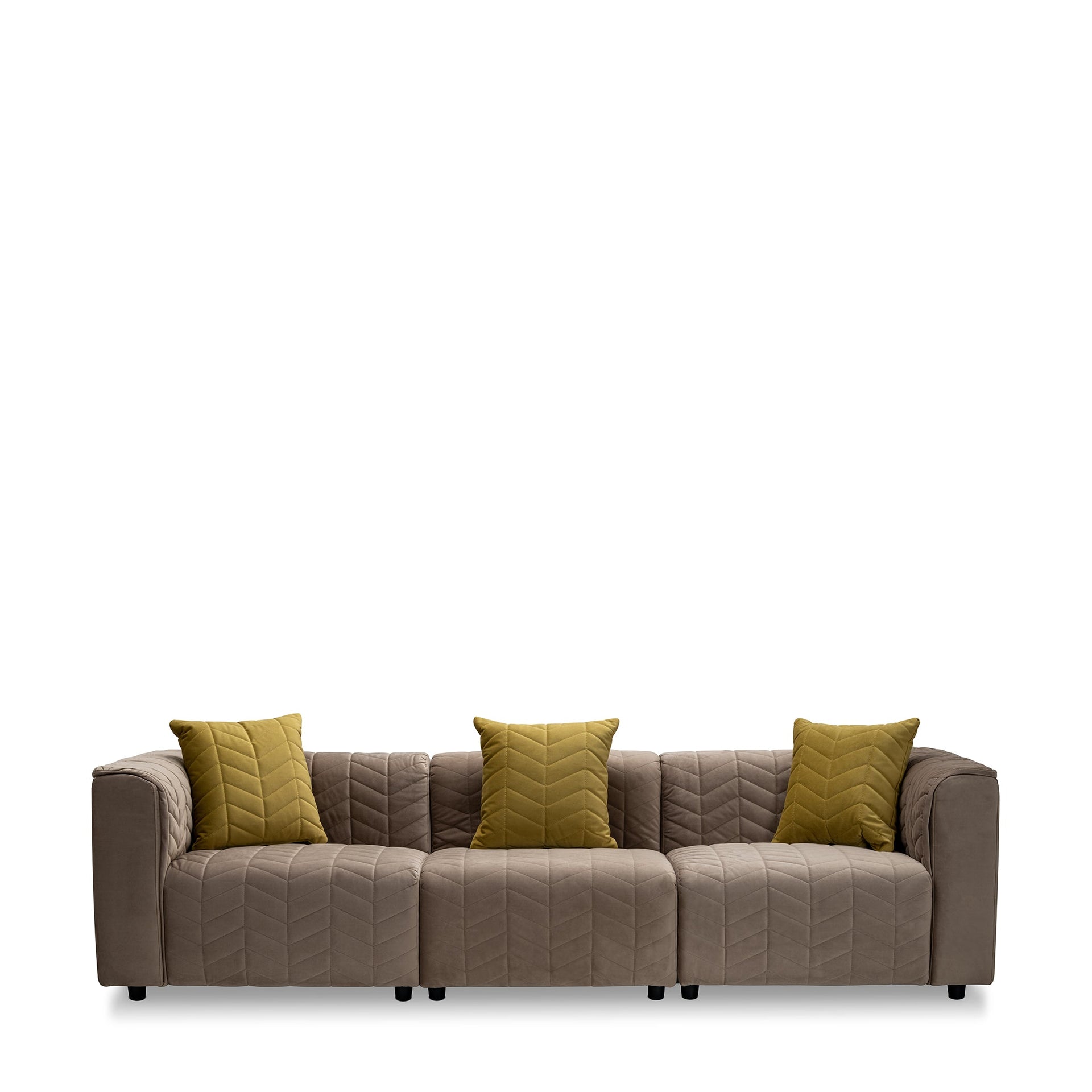 LANGDON VELVET 3 SEATER COMPOSITION