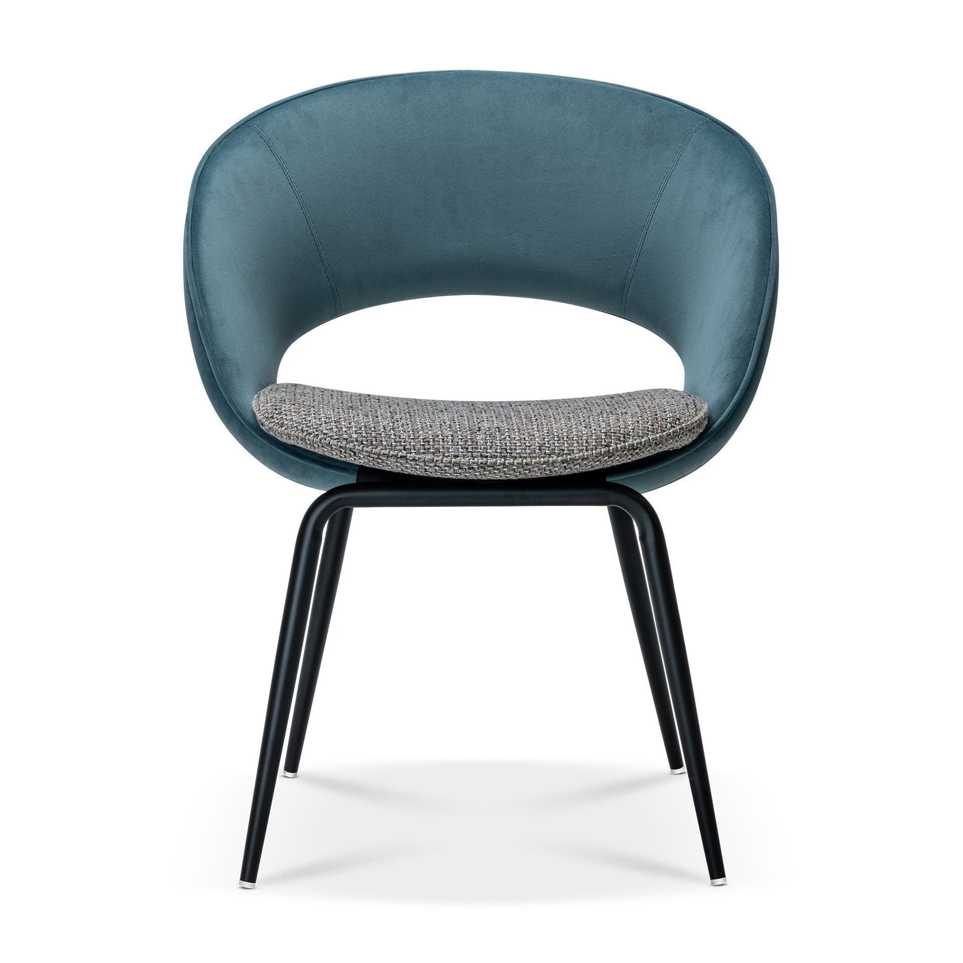 ALASTAIR AQUA NOIR DINING CHAIR