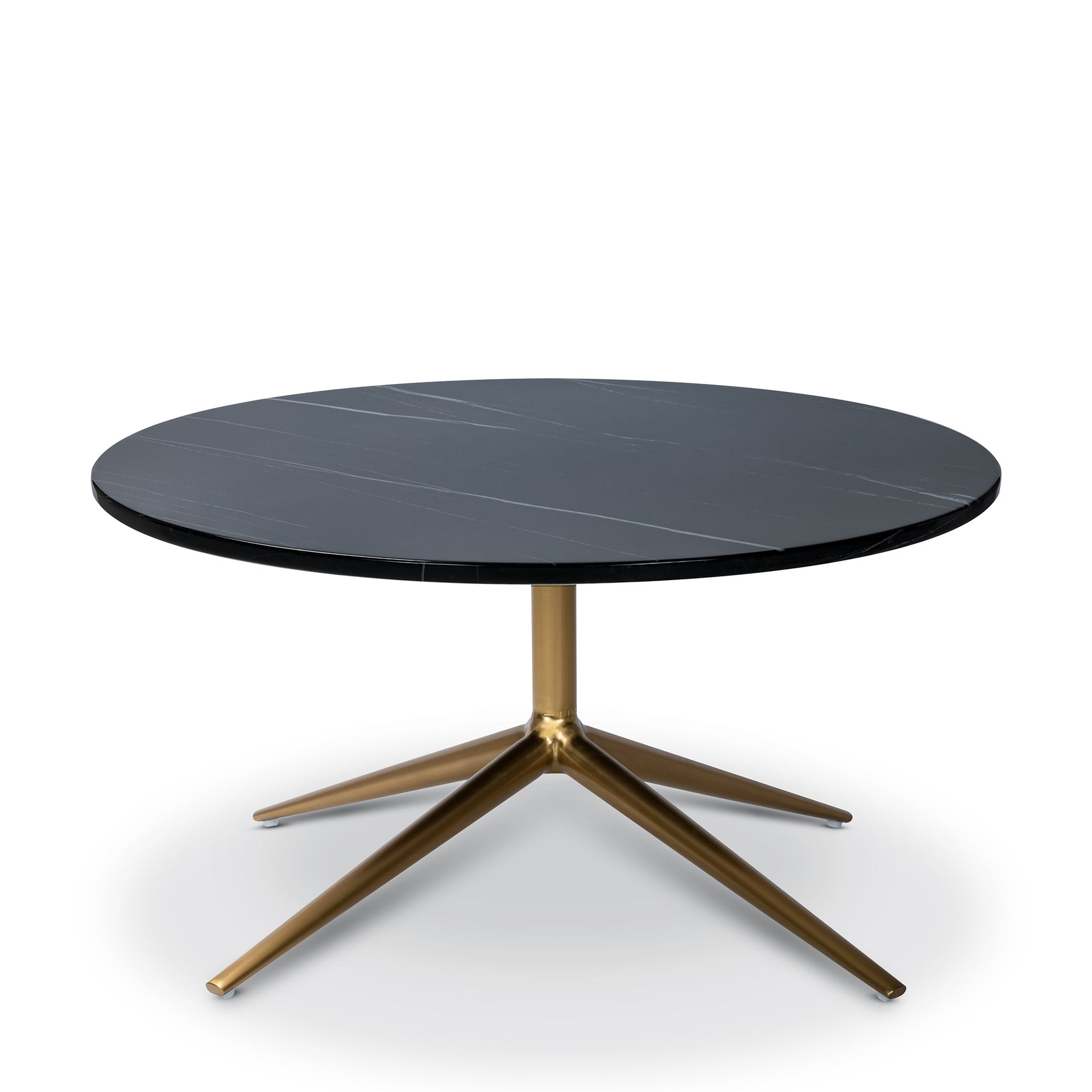 SEINA BRASS ROUND COFFEE TABLE