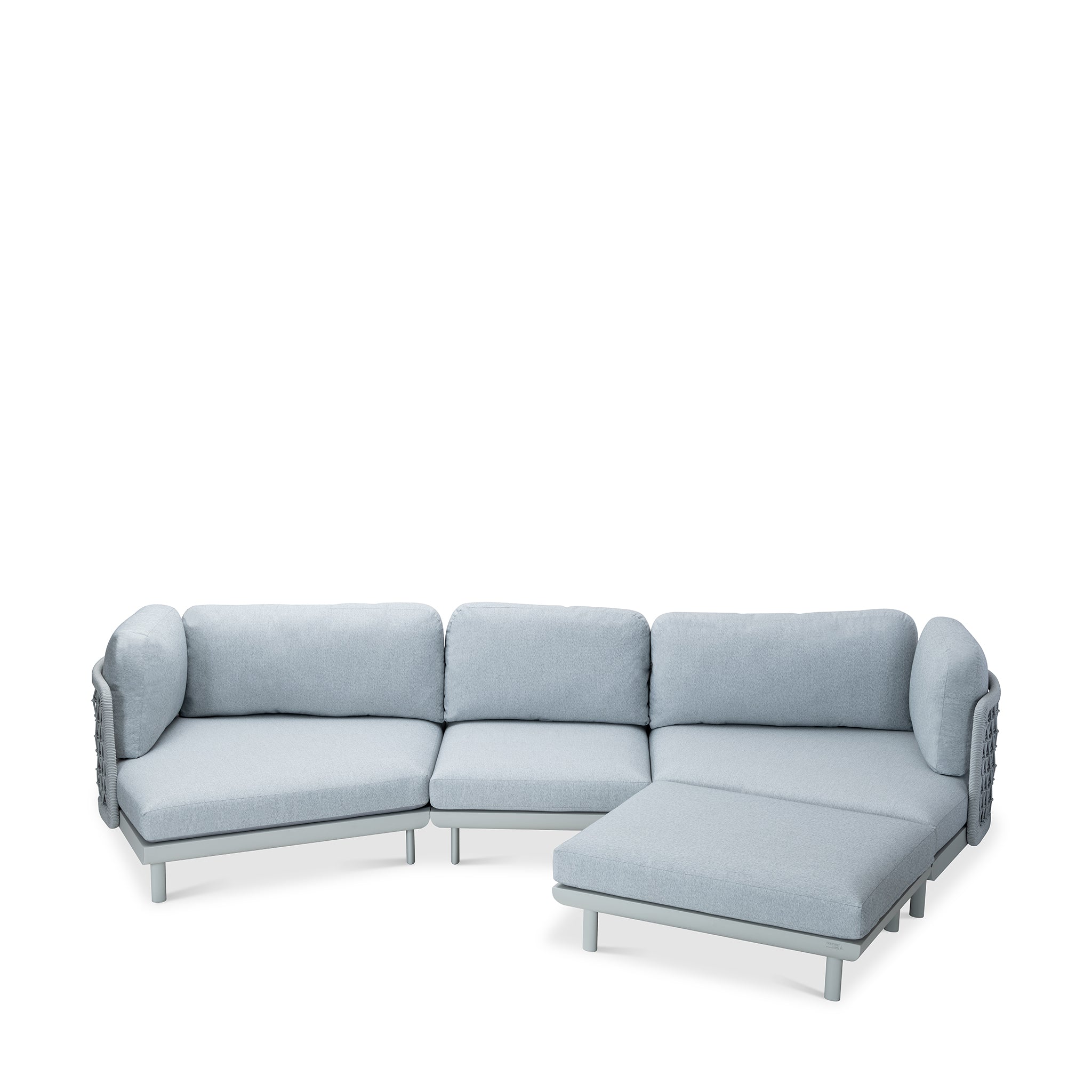 that's living outdoor club - corner composition sofa outdoor sofas & sectionals 