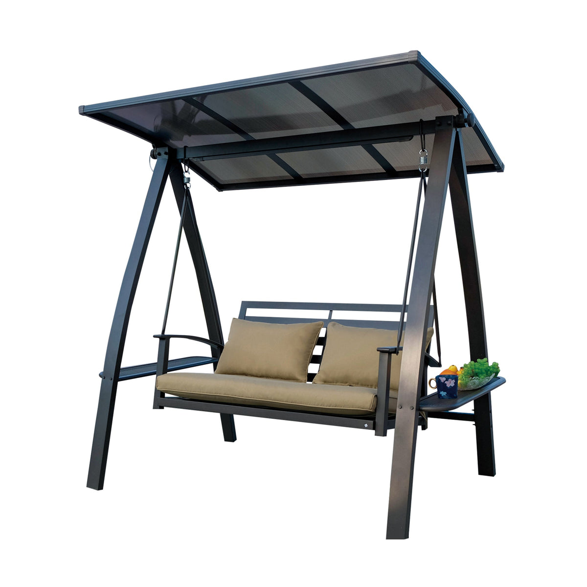 CAPPUCCINO SOLAR POWERED TWO-PERSON SWING
