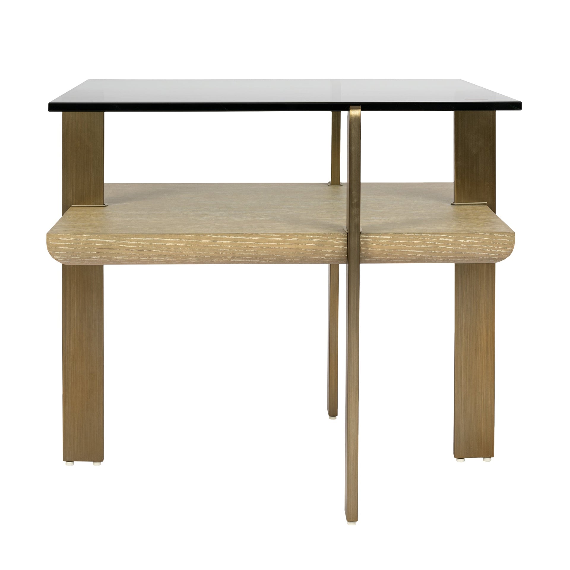 BELAIR GREIGE OAK END TABLE