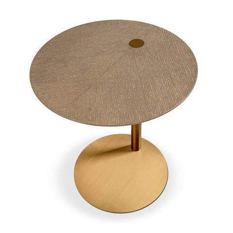 LUNA GREIGE OAK END TABLE