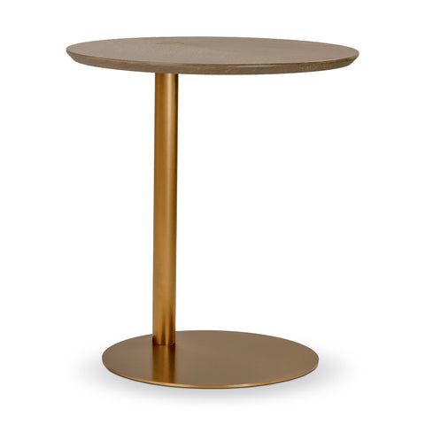 LUNA GREIGE OAK END TABLE