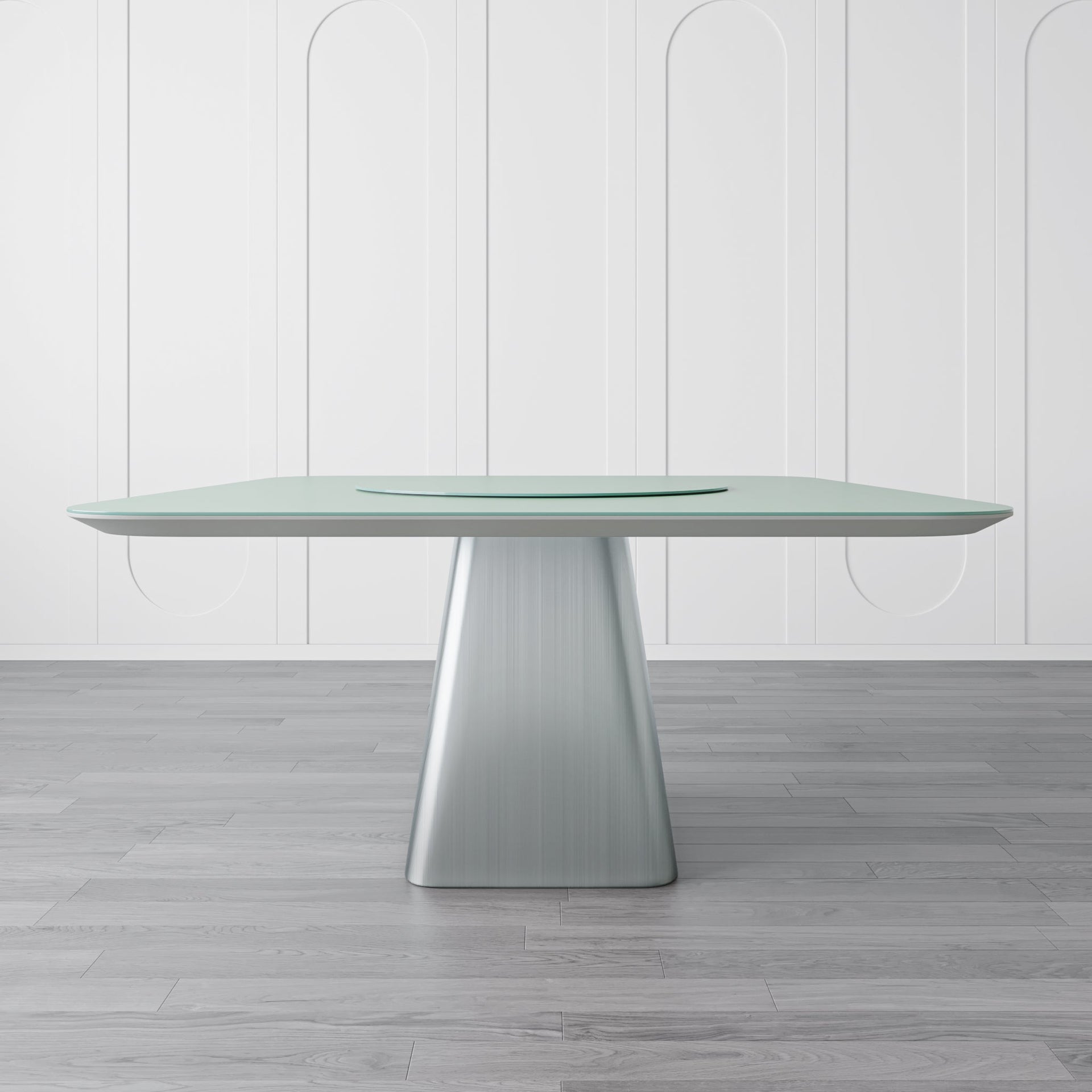 KARA SILVER SQUARE DINING TABLE