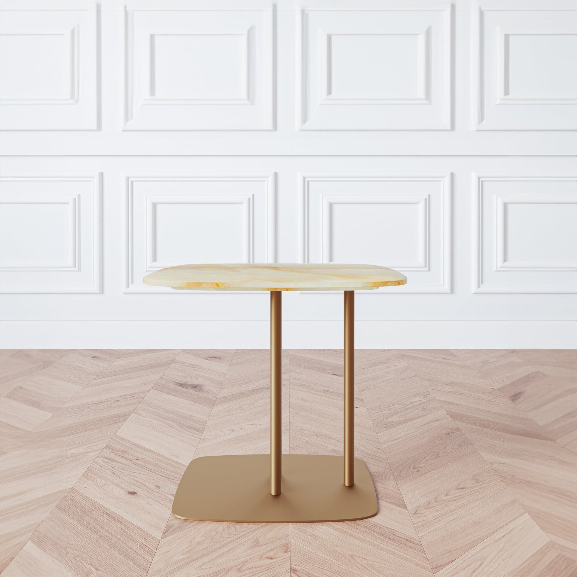 AKERIA BRASS END TABLE