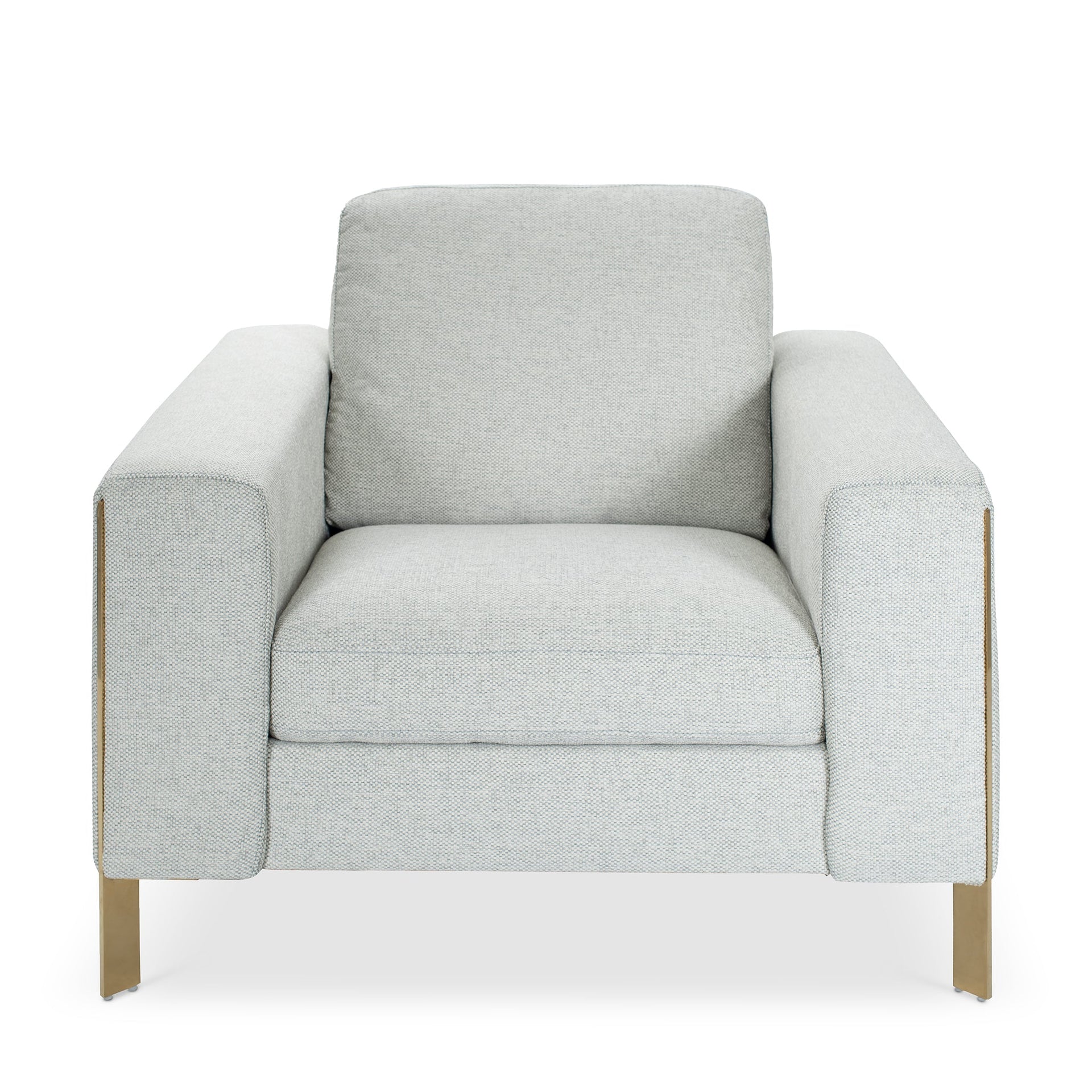 ELLA GREIGE CHENILLE ARMCHAIR