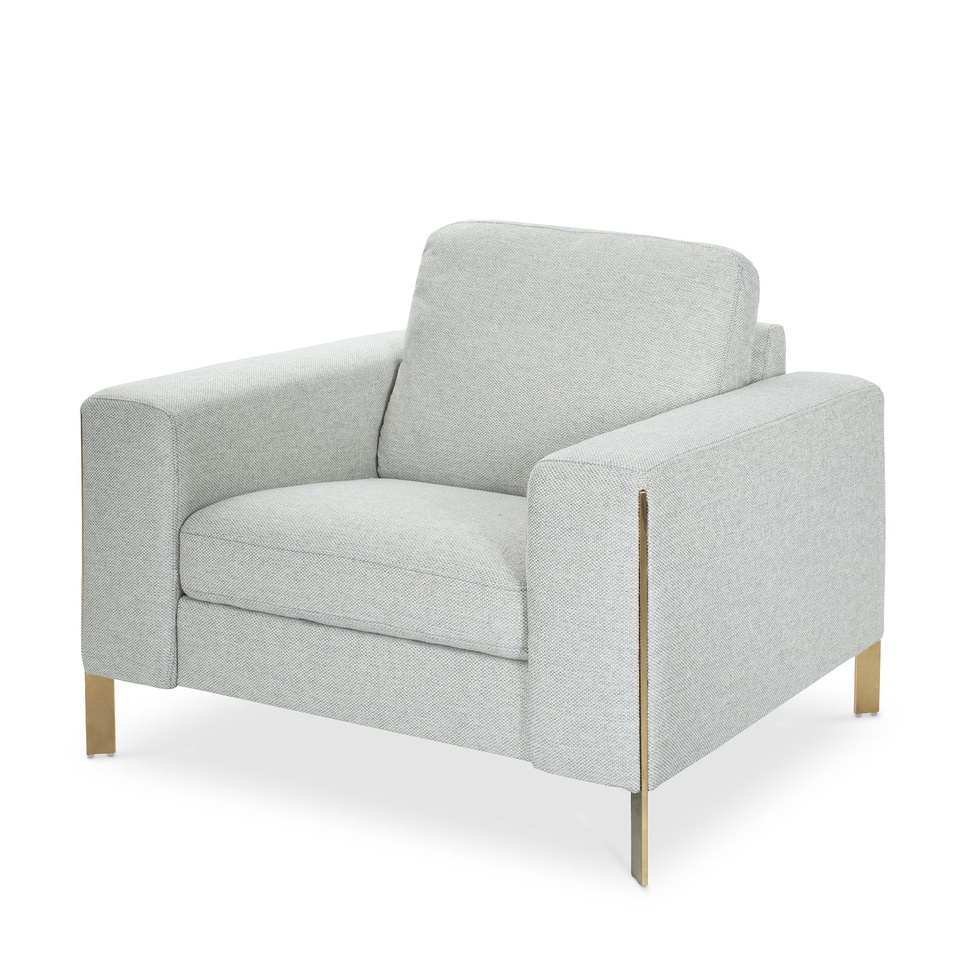 ELLA GREIGE CHENILLE ARMCHAIR