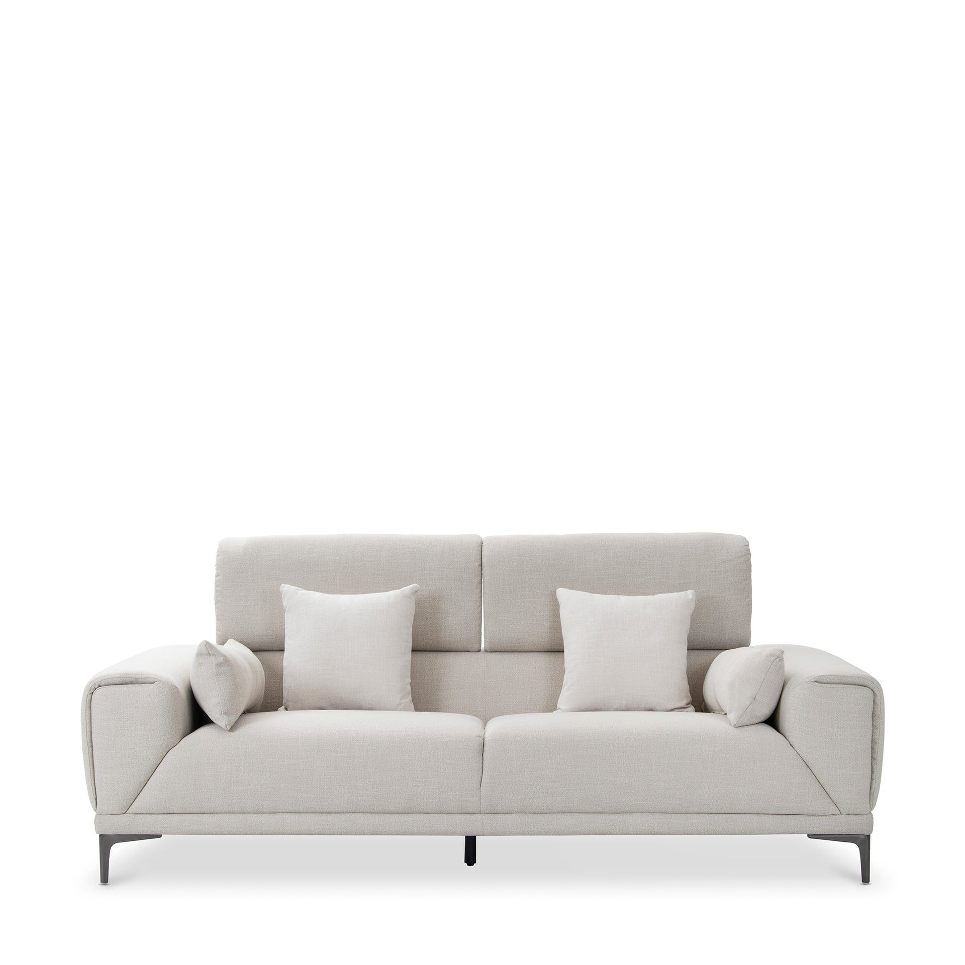 DEVANNA BEIGE 3 SEATER SOFA