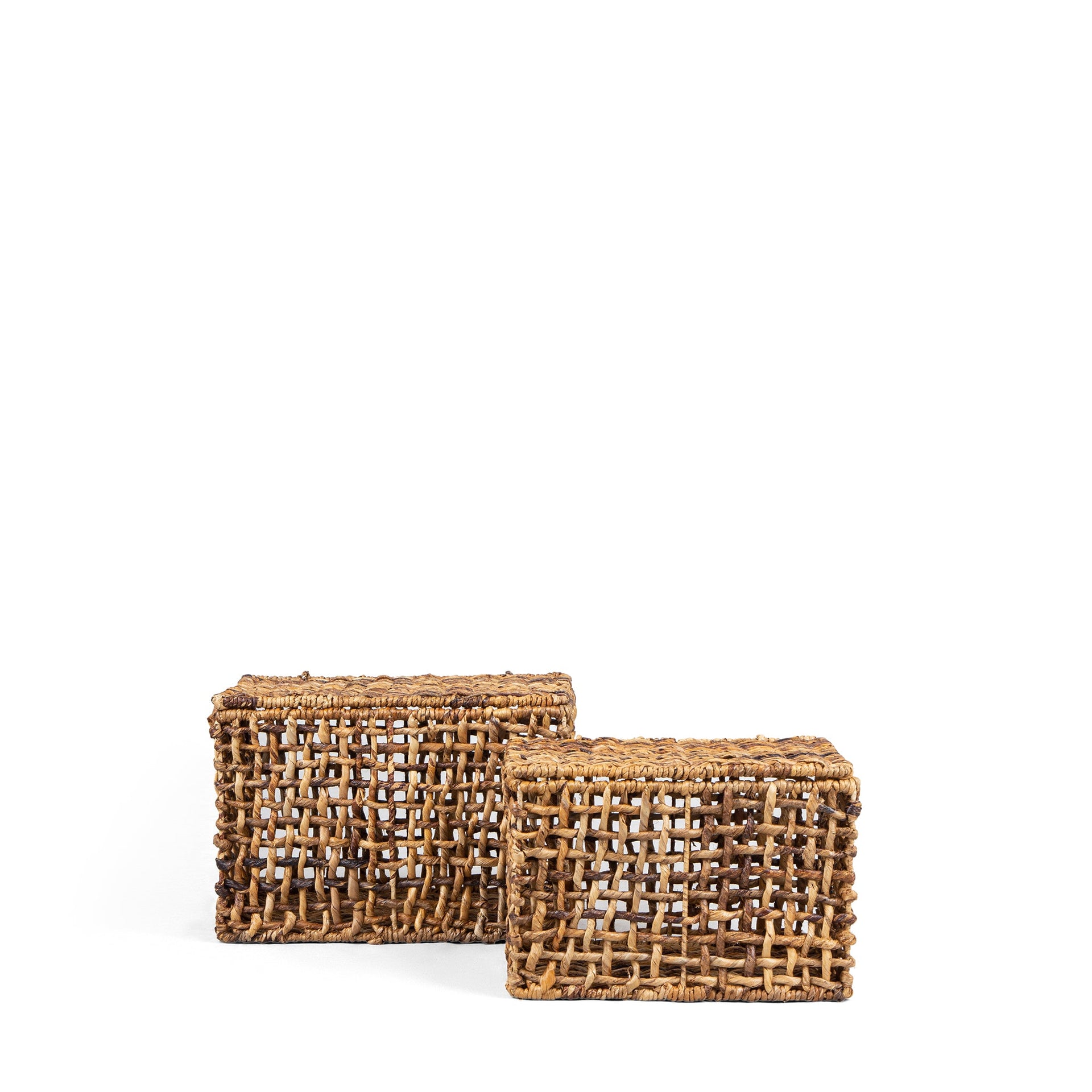 RINJANI RECTANGULAR BASKET TWO-TONE
- SET OF 2
- SIZE S, M