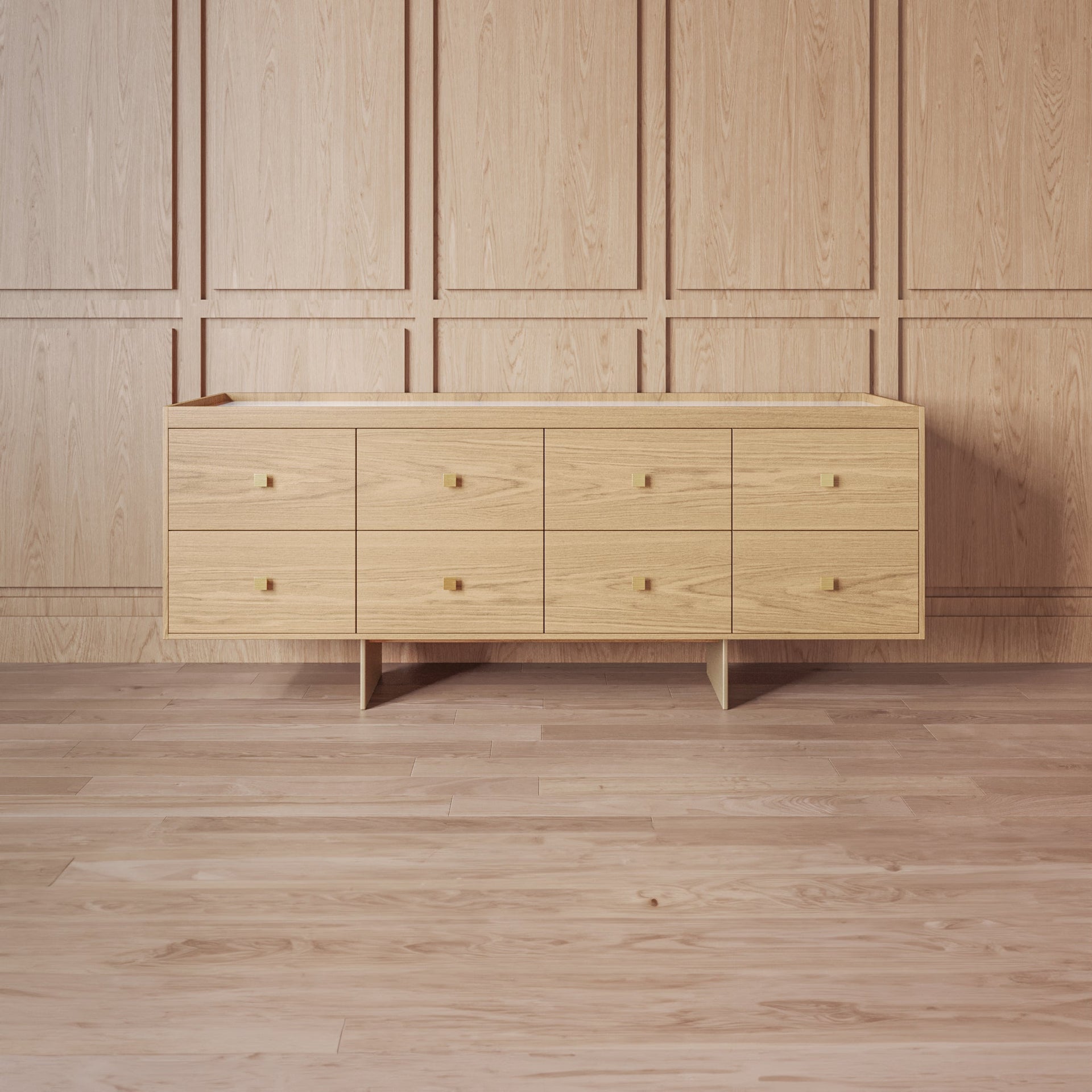 ASHFORD NATURAL OAK CHEST OF DRAWERS