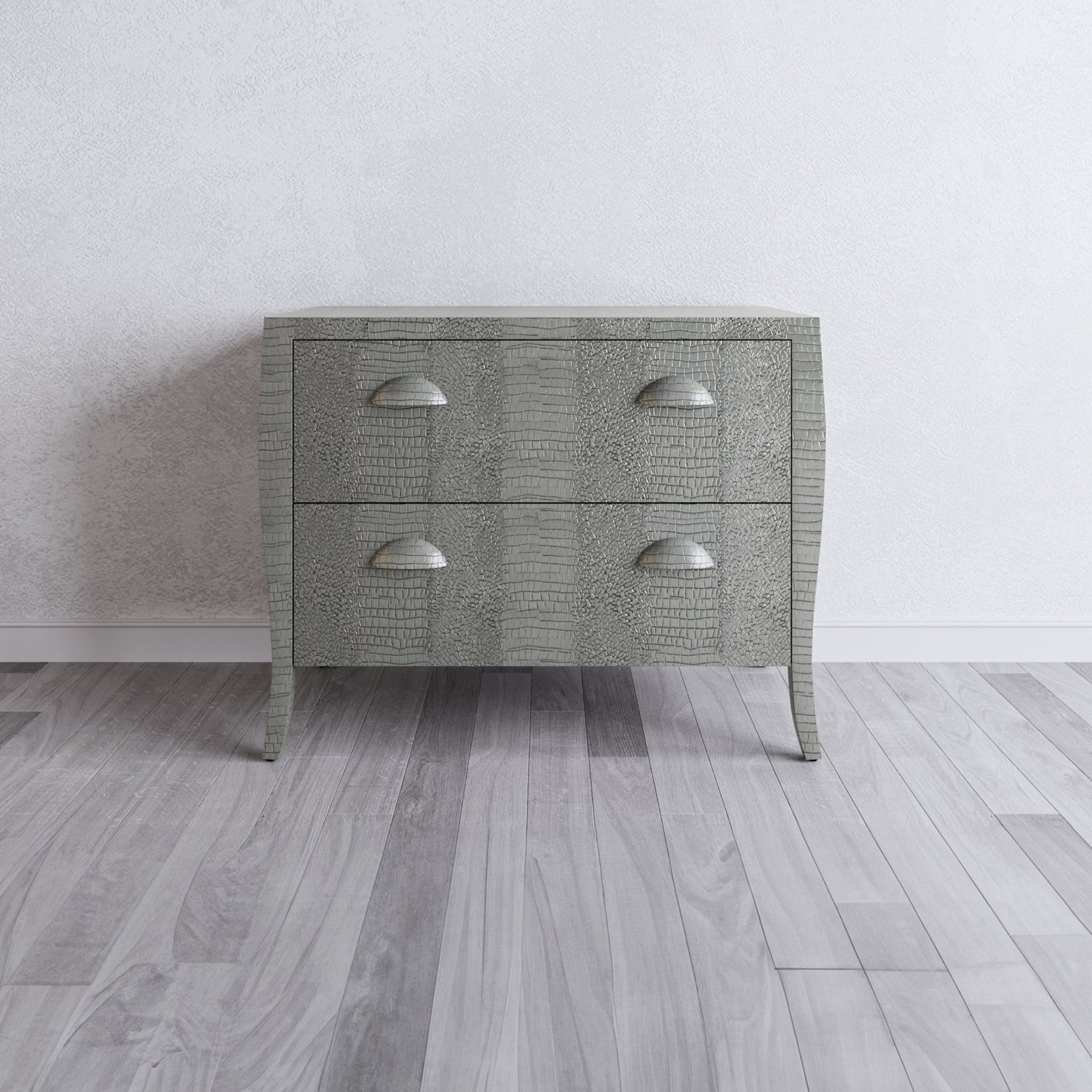 DREAMER WHITE METAL 2-DRAWER CHEST