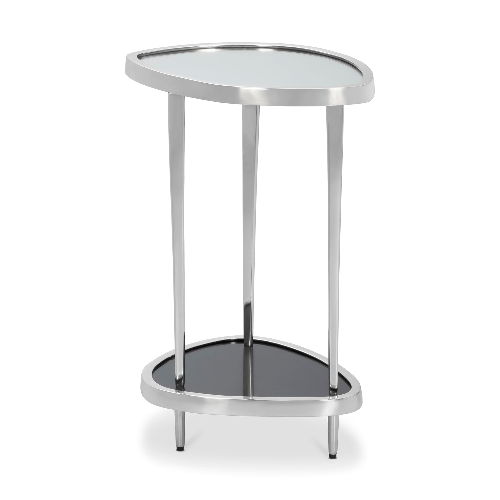 EARING NICKEL SIDE TABLE