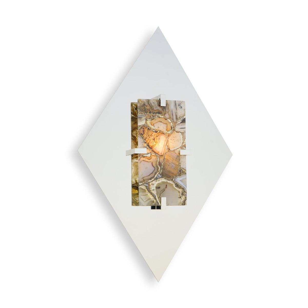 RETRO WALL SCONCE - LARGE NICKEL