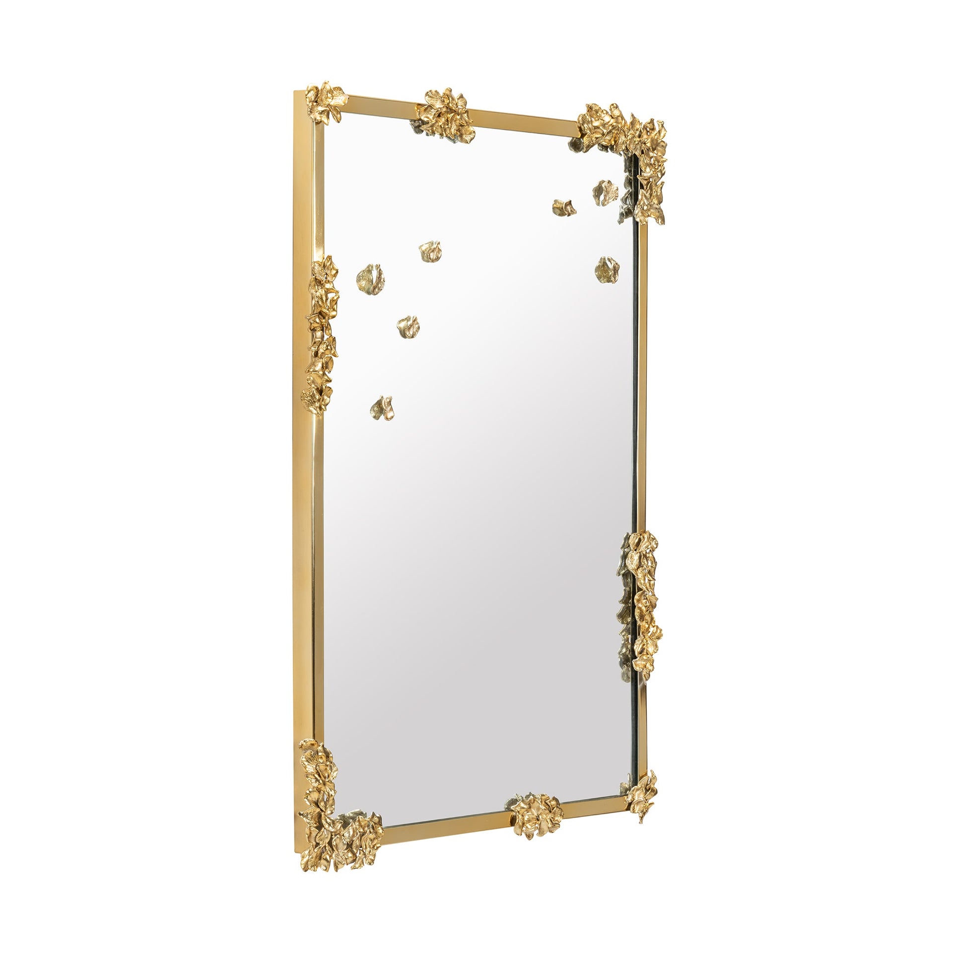 CHERRY BLOSSOM PETALS RECTANGLE MIRROR