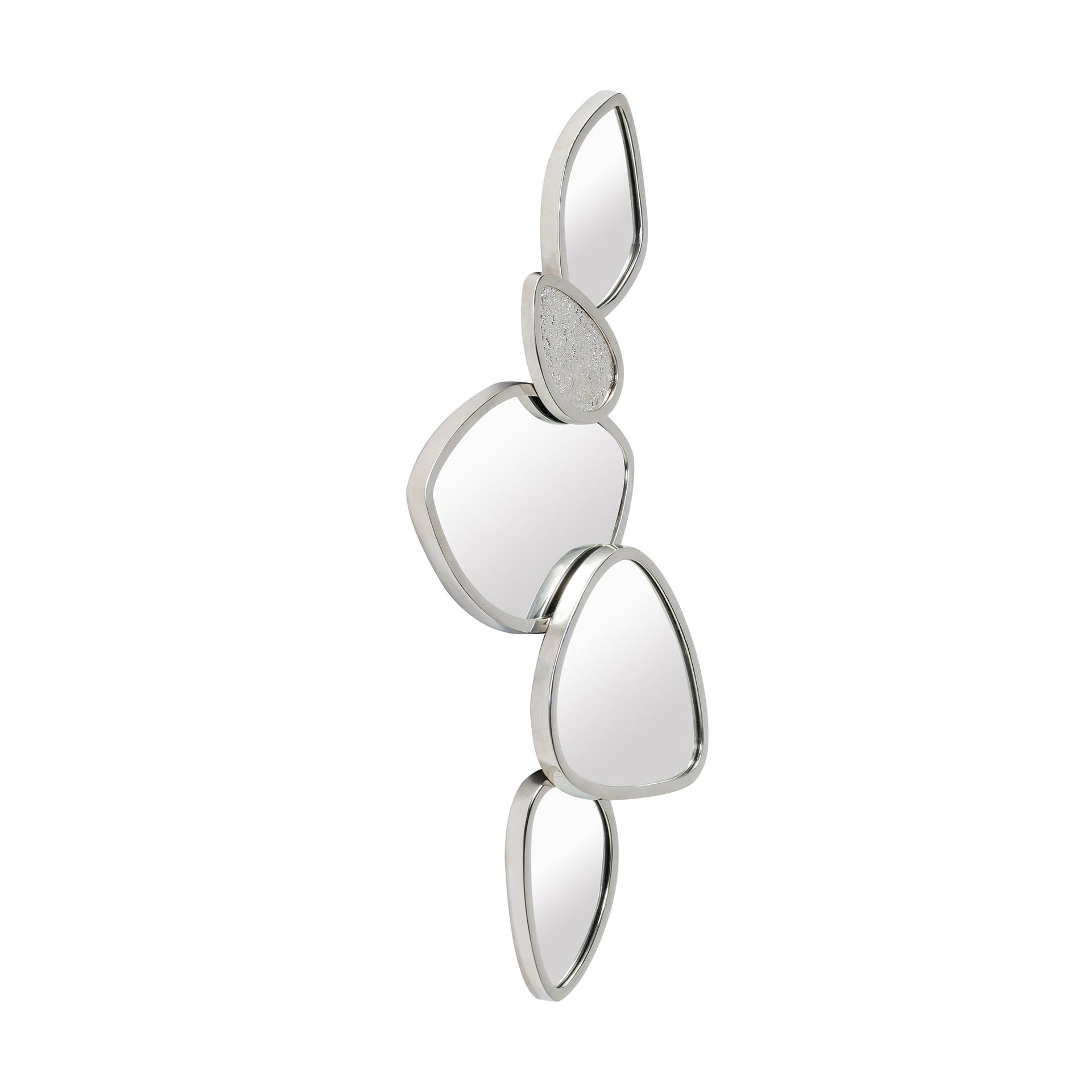 EARRING MIRROR LEFT SILVER