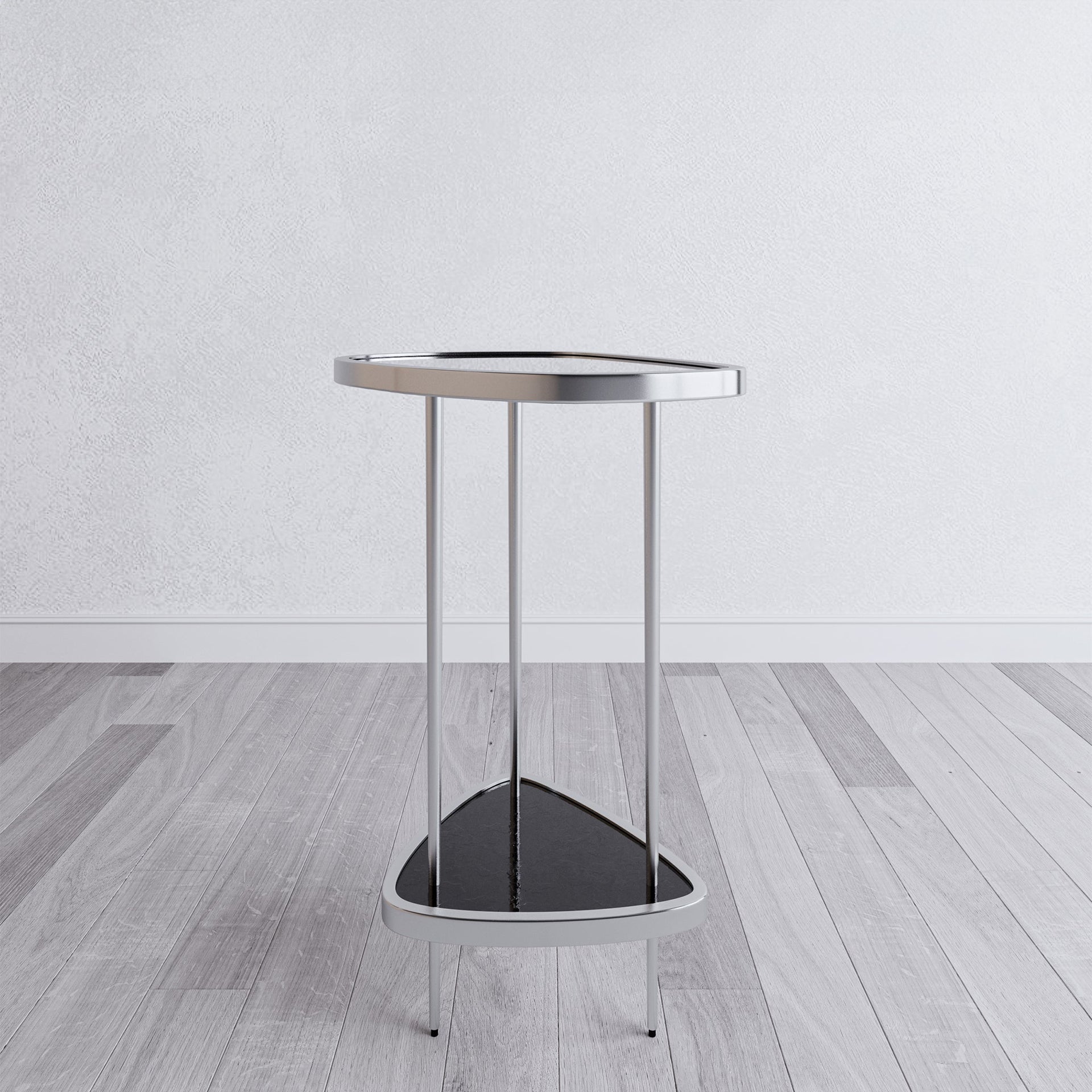 EARING NICKEL SIDE TABLE