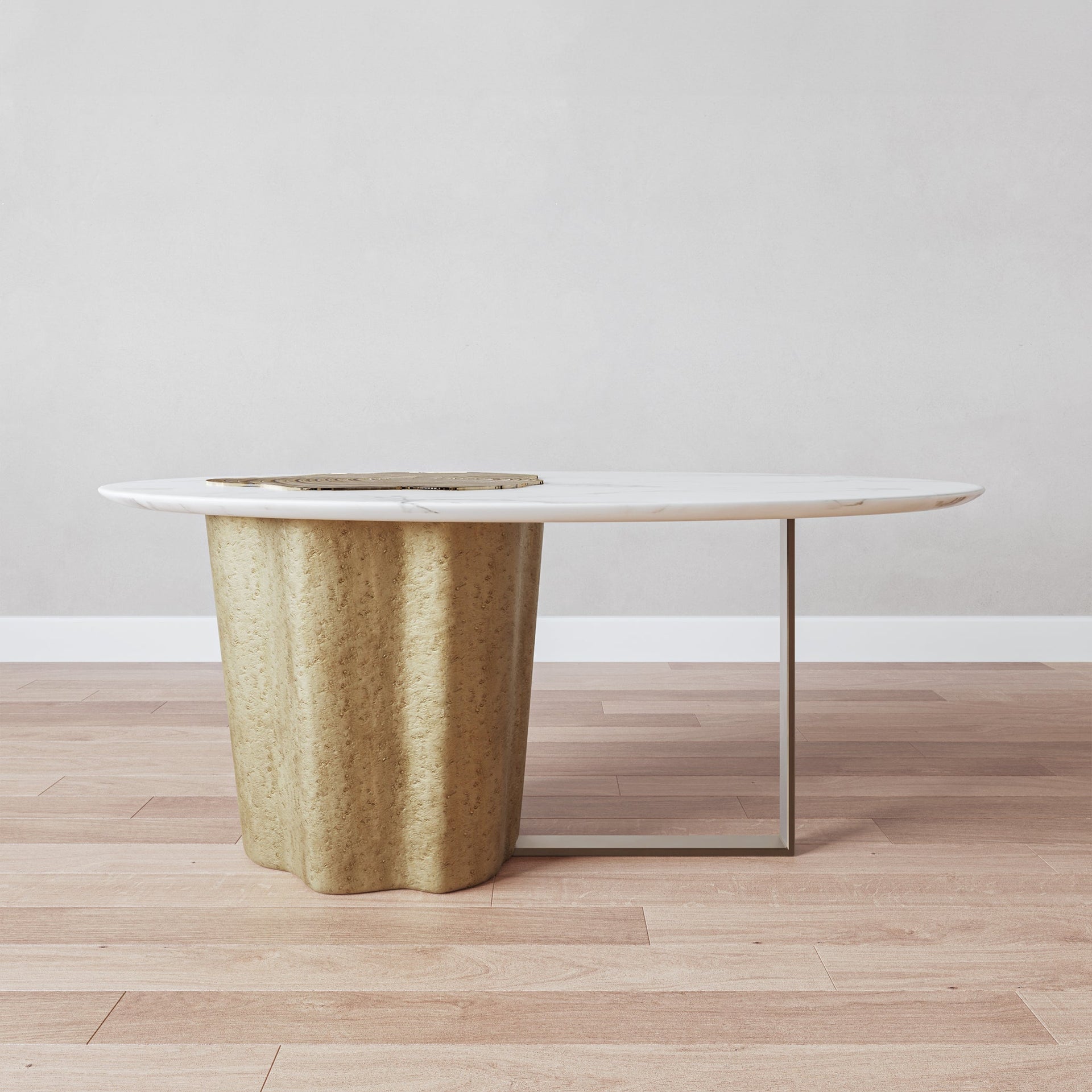 TRUNK BRASS COFFEE TABLE