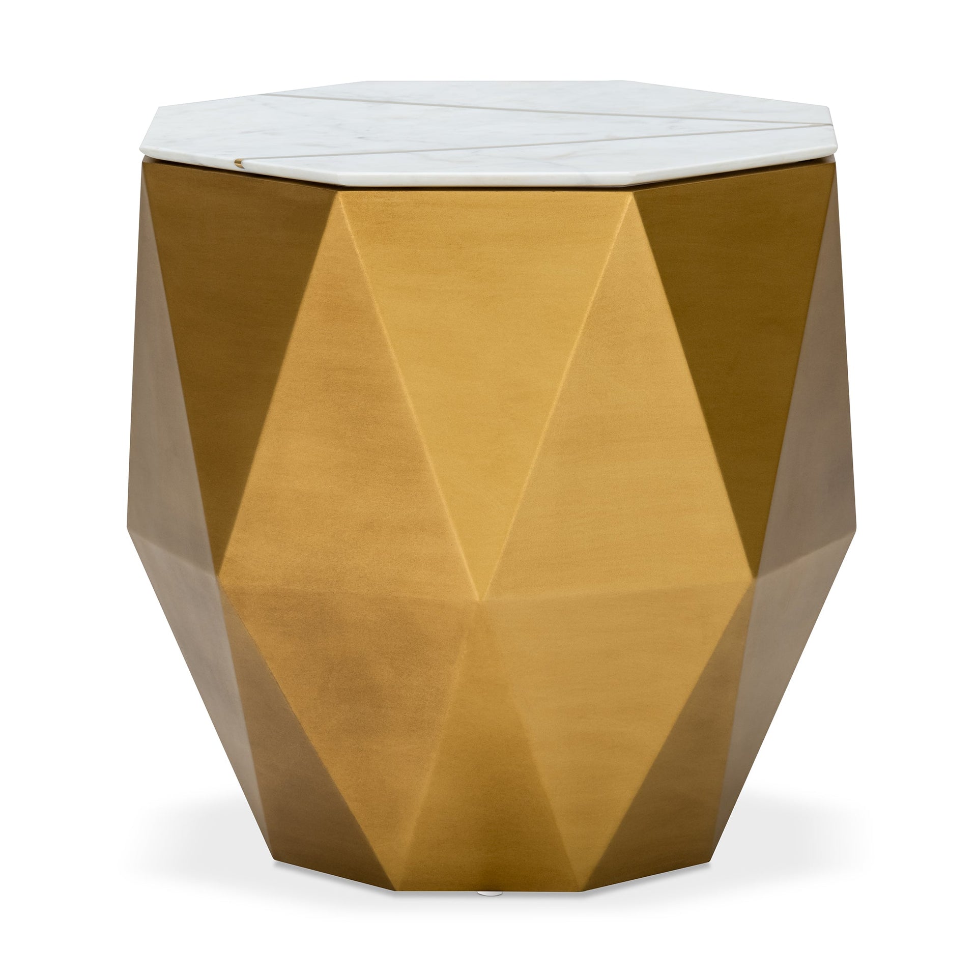 PRISM  BRASS SIDE TABLE