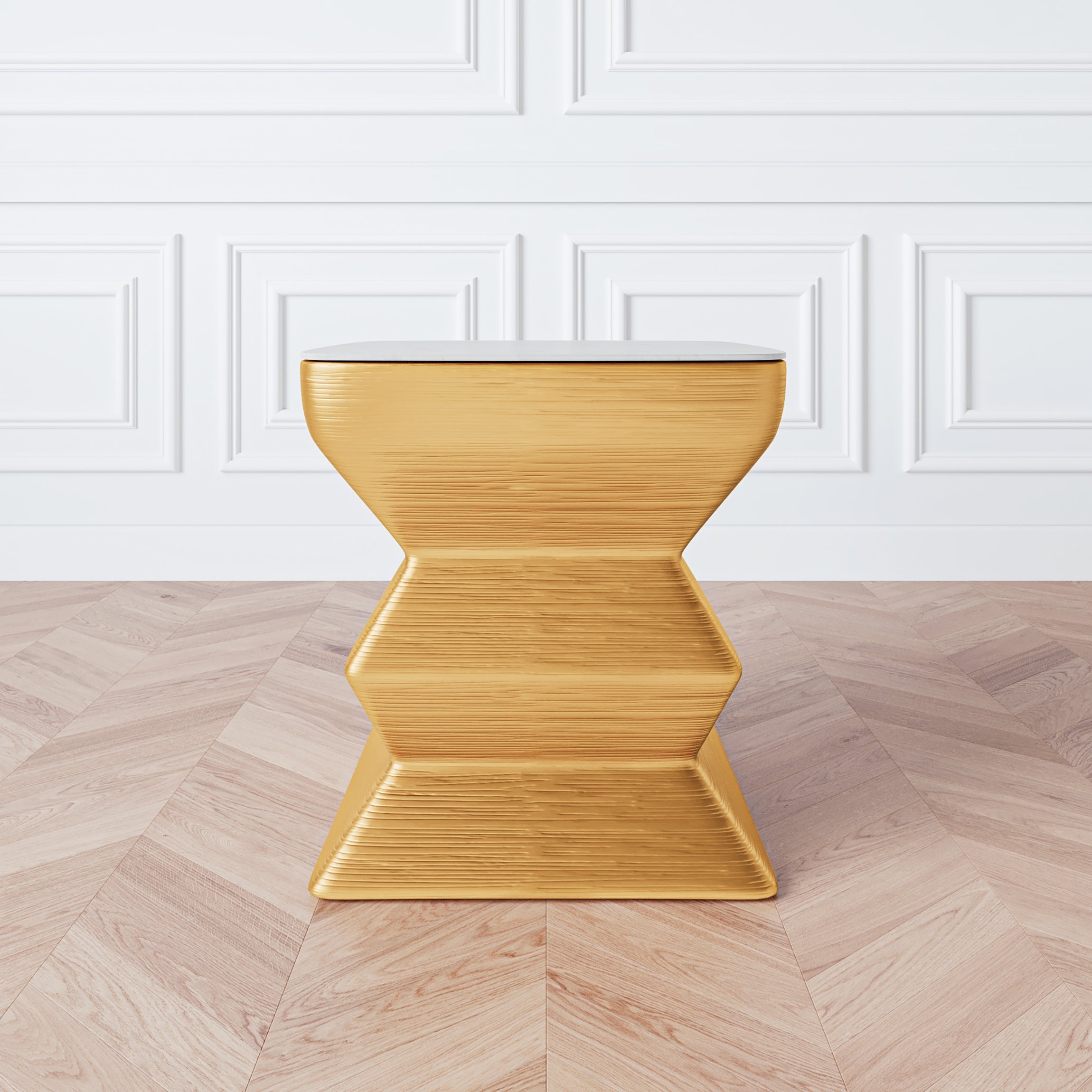 FLOW GOLD TALL COFFEE TABLE