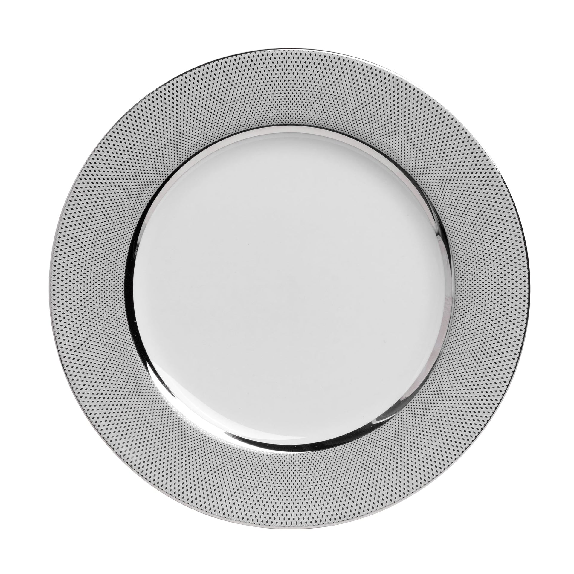 PLATINUM DIAMOND 23CM PLATE