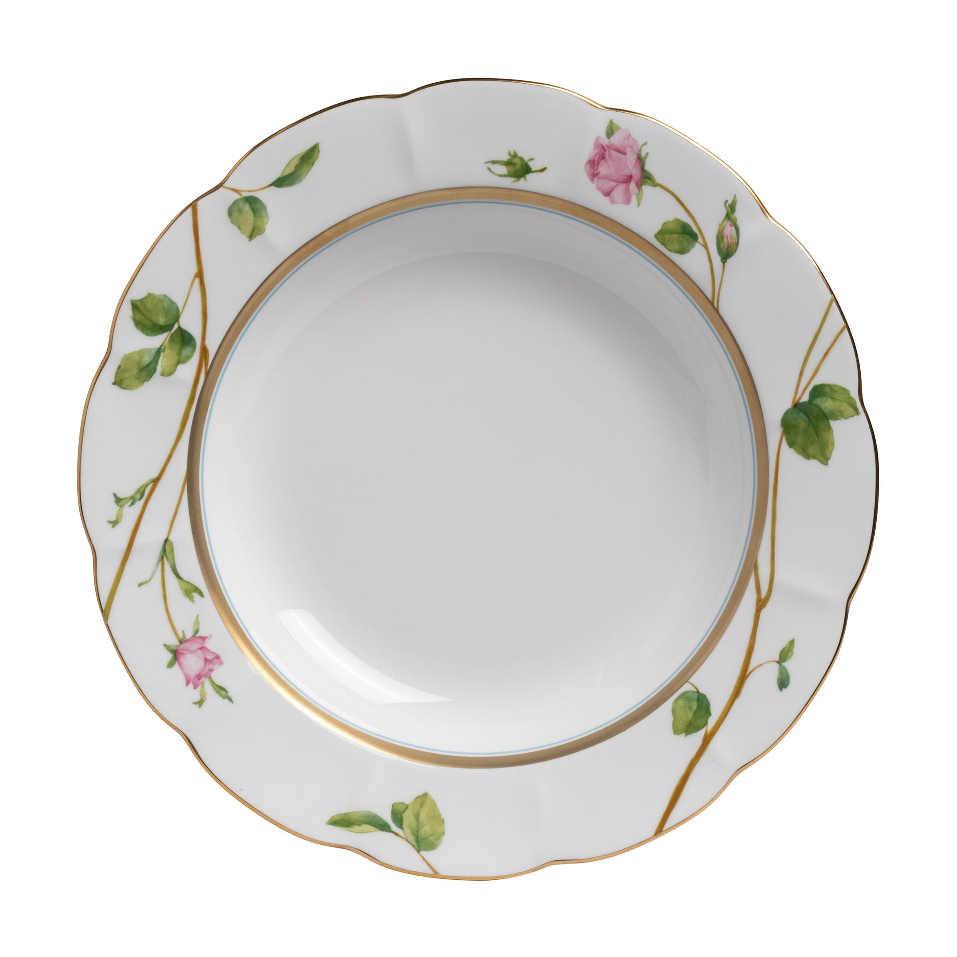 BLOOMING ROSY LANE 23CM RIM SOUP PLATE