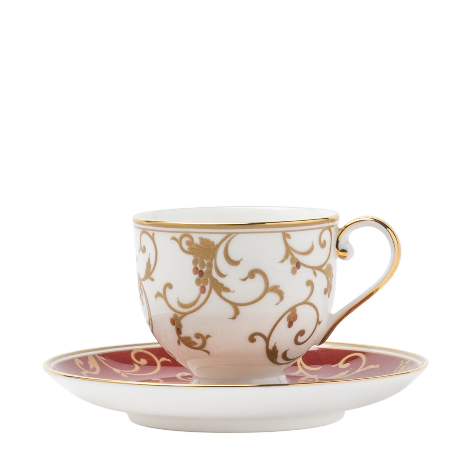 ANATOLIA RED MIX & MATCH ESPRESSO CUP & SAUCER SET