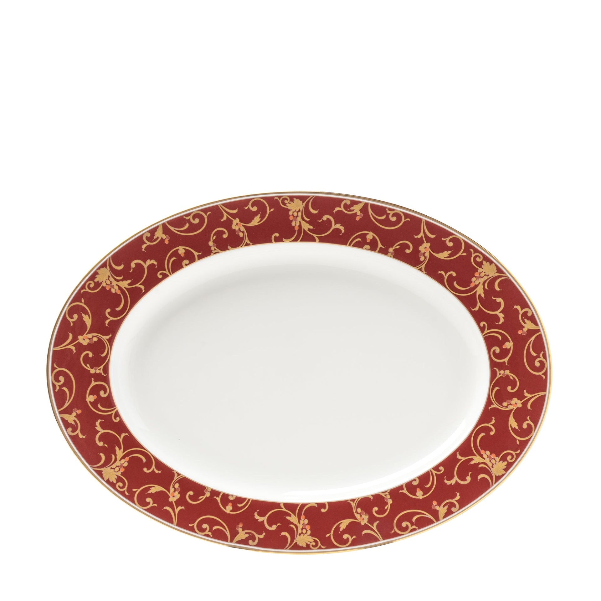 ANATOLIA RED MIX & MATCH 38CM OVAL PLATTER