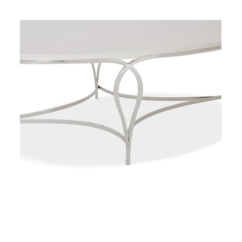CALISTA METAL OVAL COCKTAIL TABLE