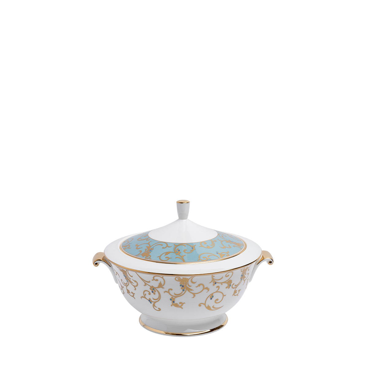 ANATOLIA BLUE MIX & MATCH SUGAR BOWL W/COVER 300cc