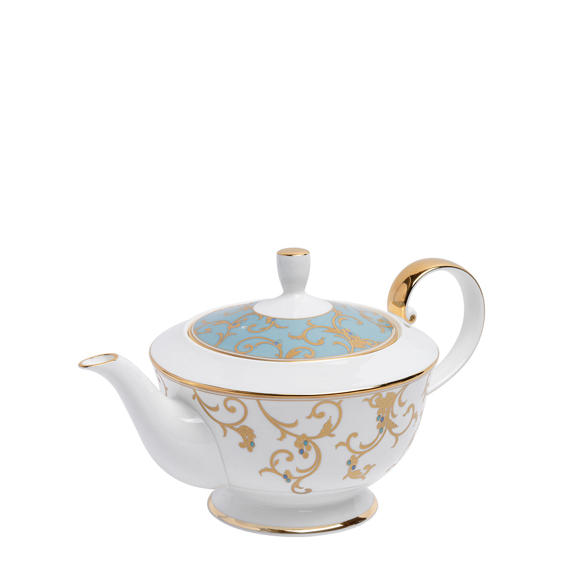 ANATOLIA BLUE MIX & MATCH TEAPOT W/COVER 940cc